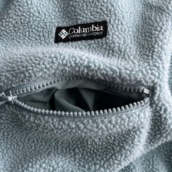 Men's Columbia Fleece Quarter Zip Sweatshirt | Columbia Fleece Sweatshirt | - Picture 5 of 7